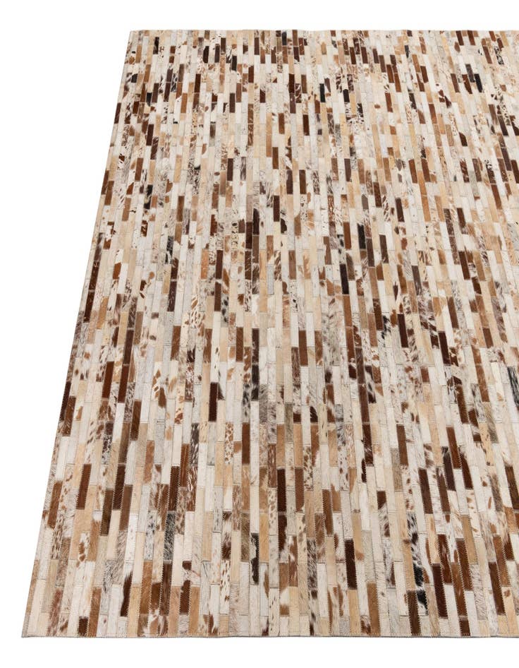 Detail image of  5' x 8' Cowhide Leather Rug