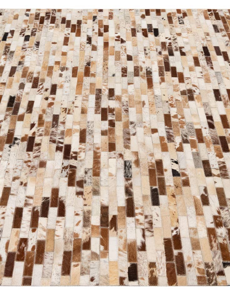 Detail image of  5' x 8' Cowhide Leather Rug