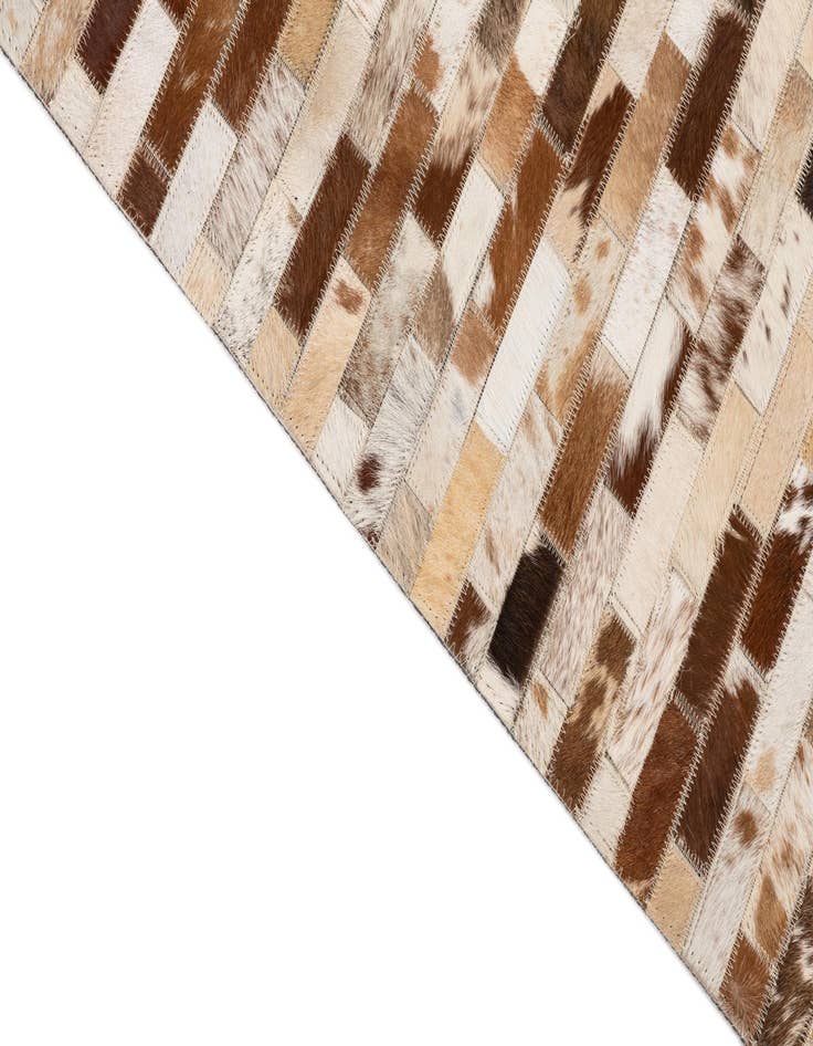 Detail image of  5' x 8' Cowhide Leather Rug