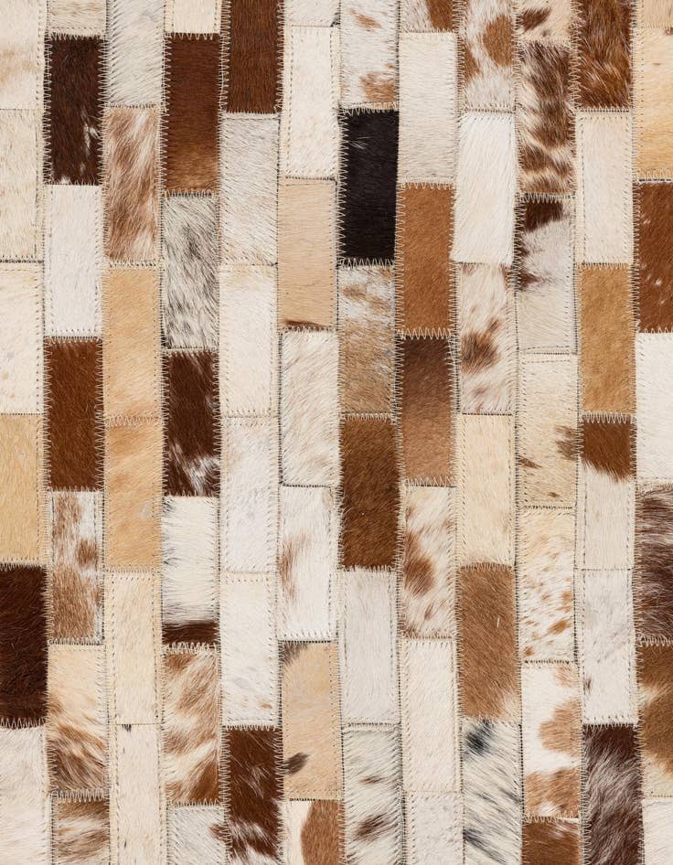 Detail image of  5' x 8' Cowhide Leather Rug