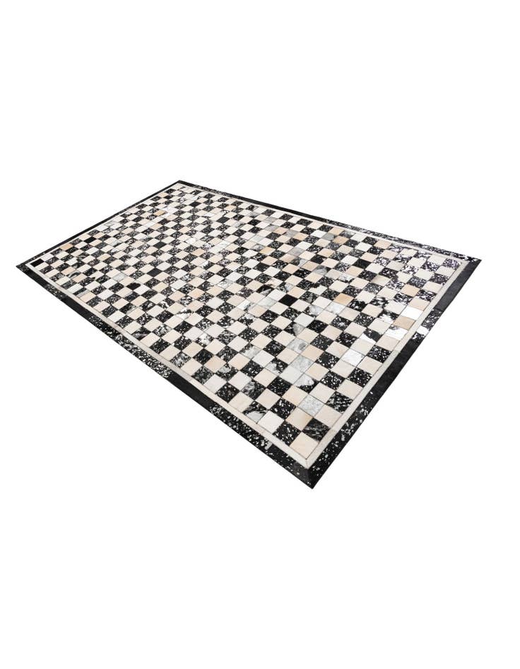 Detail image of  5' x 8' Cowhide Leather Rug