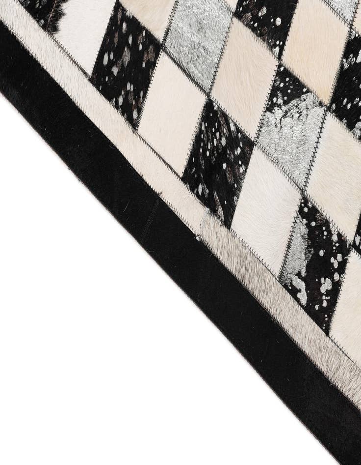 Detail image of  5' x 8' Cowhide Leather Rug