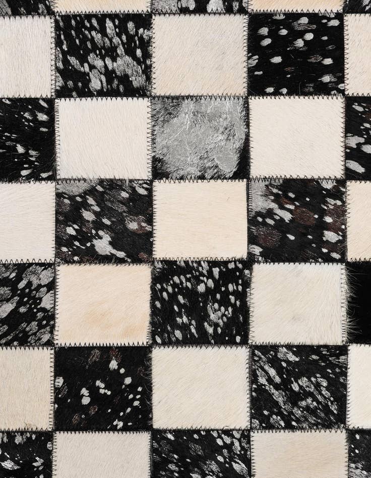 Detail image of  5' x 8' Cowhide Leather Rug