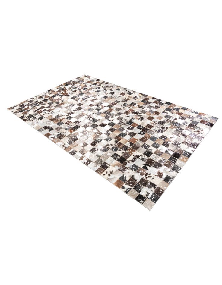 Detail image of  5' x 8' Cowhide Leather Rug