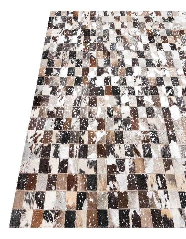 Detail image of  5' x 8' Cowhide Leather Rug