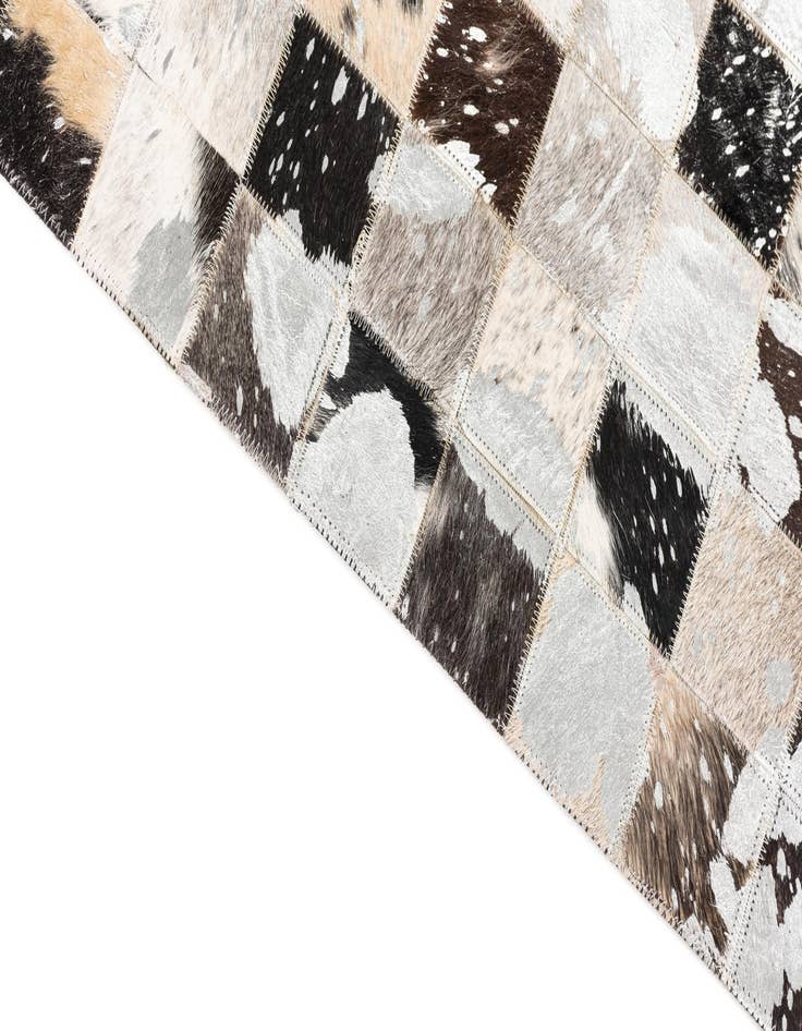 Detail image of  5' x 8' Cowhide Leather Rug