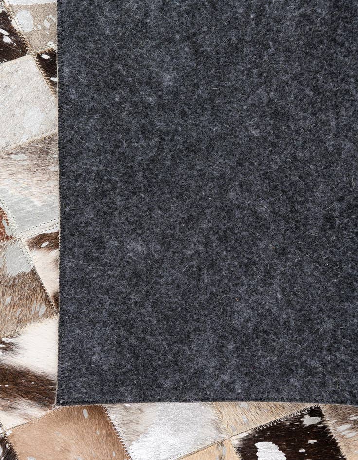 Detail image of  5' x 8' Cowhide Leather Rug