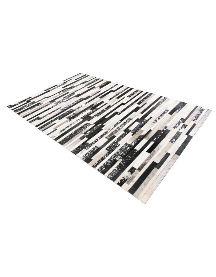 Detail image of  5' x 8' 2 Cowhide Leather Rug