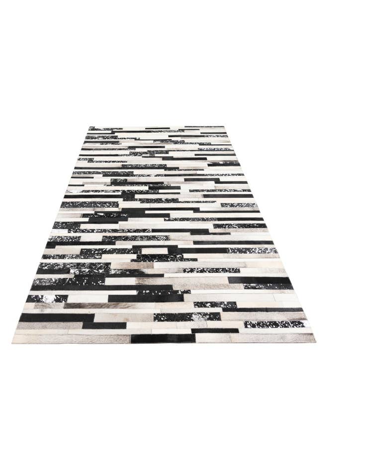 Detail image of  5' x 8' 2 Cowhide Leather Rug