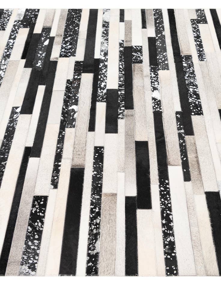 Detail image of  5' x 8' 2 Cowhide Leather Rug