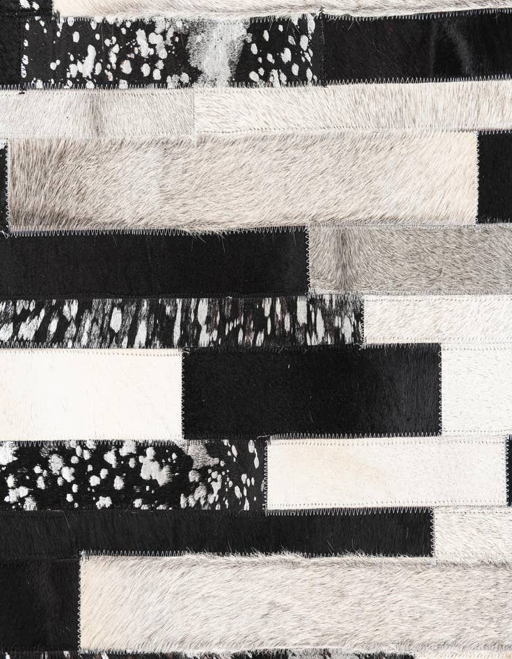 Detail image of  5' x 8' 2 Cowhide Leather Rug