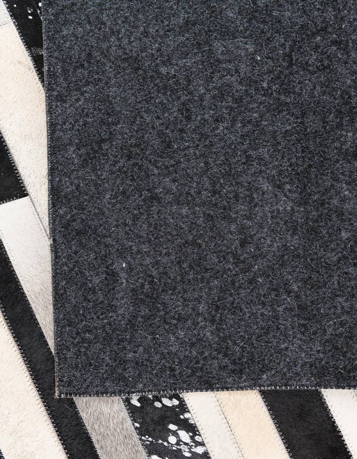 Detail image of  5' x 8' 2 Cowhide Leather Rug