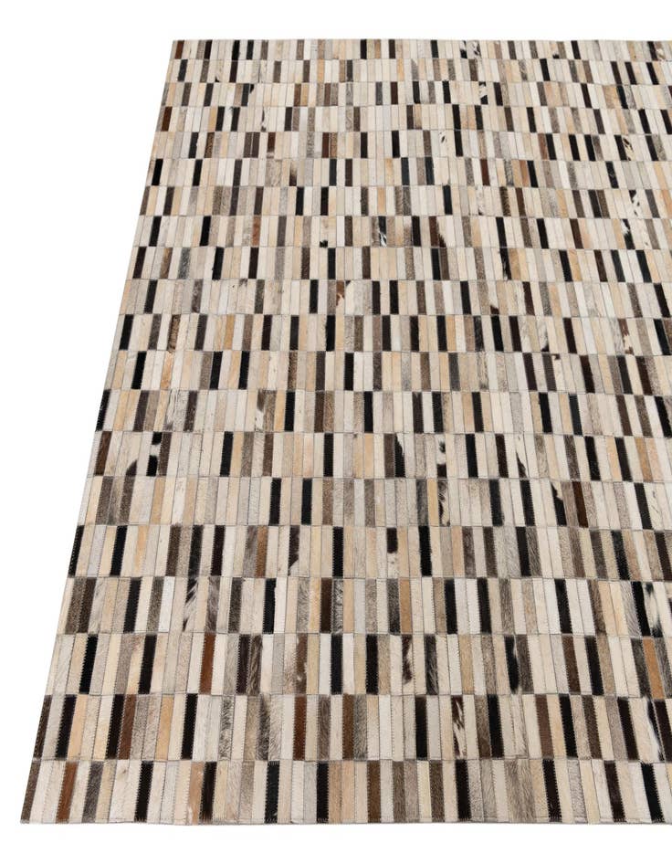 Detail image of  5' x 8' Cowhide Leather Rug