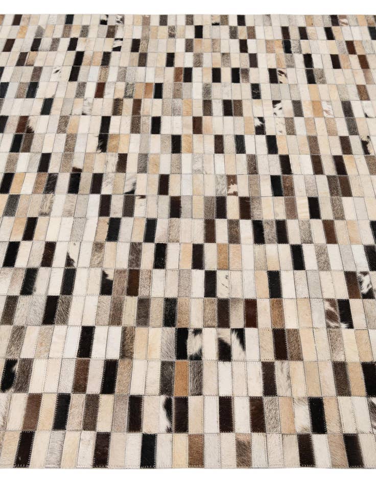 Detail image of  5' x 8' Cowhide Leather Rug