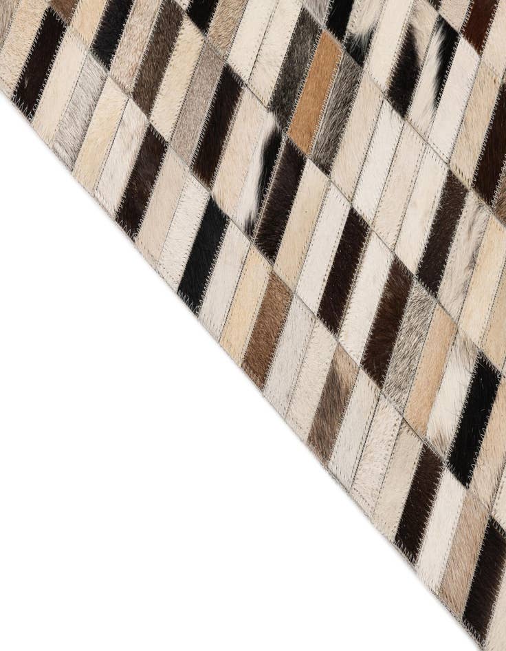 Detail image of  5' x 8' Cowhide Leather Rug