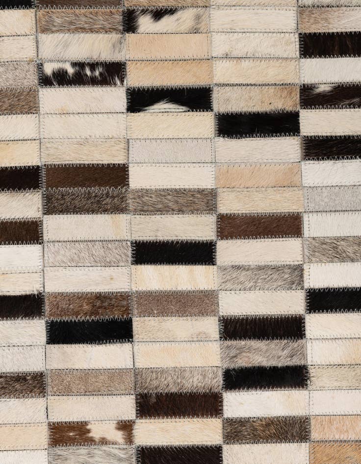 Detail image of  5' x 8' Cowhide Leather Rug