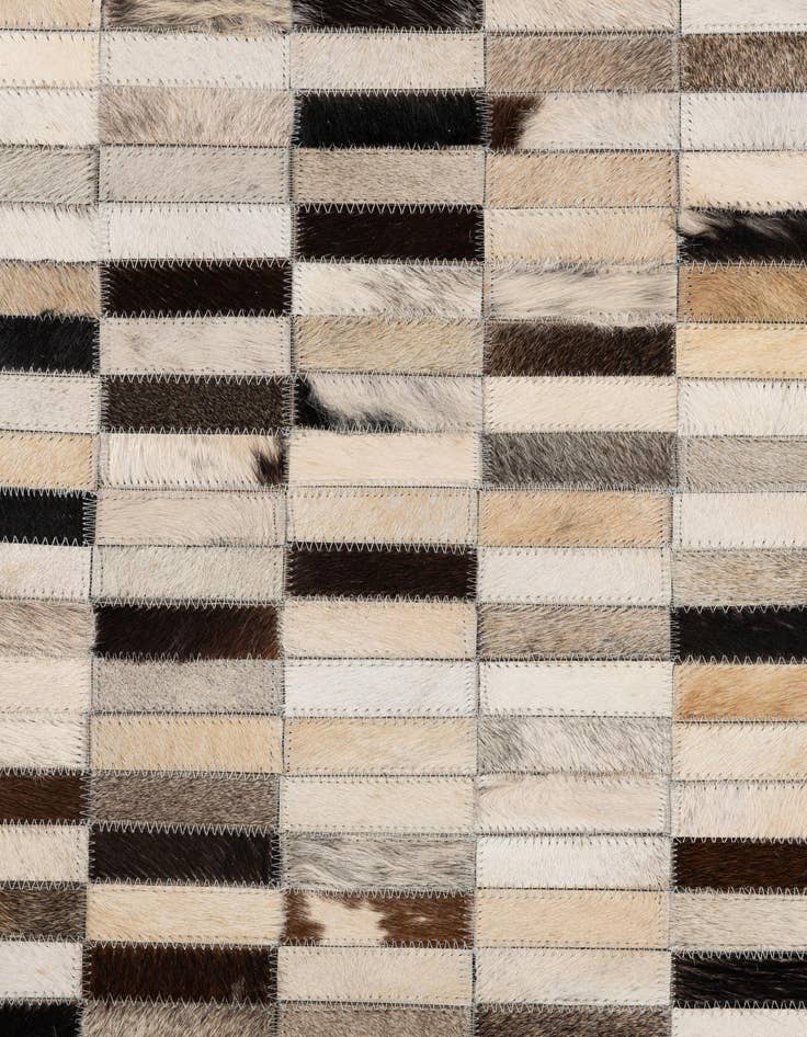 Detail image of  5' x 8' Cowhide Leather Rug