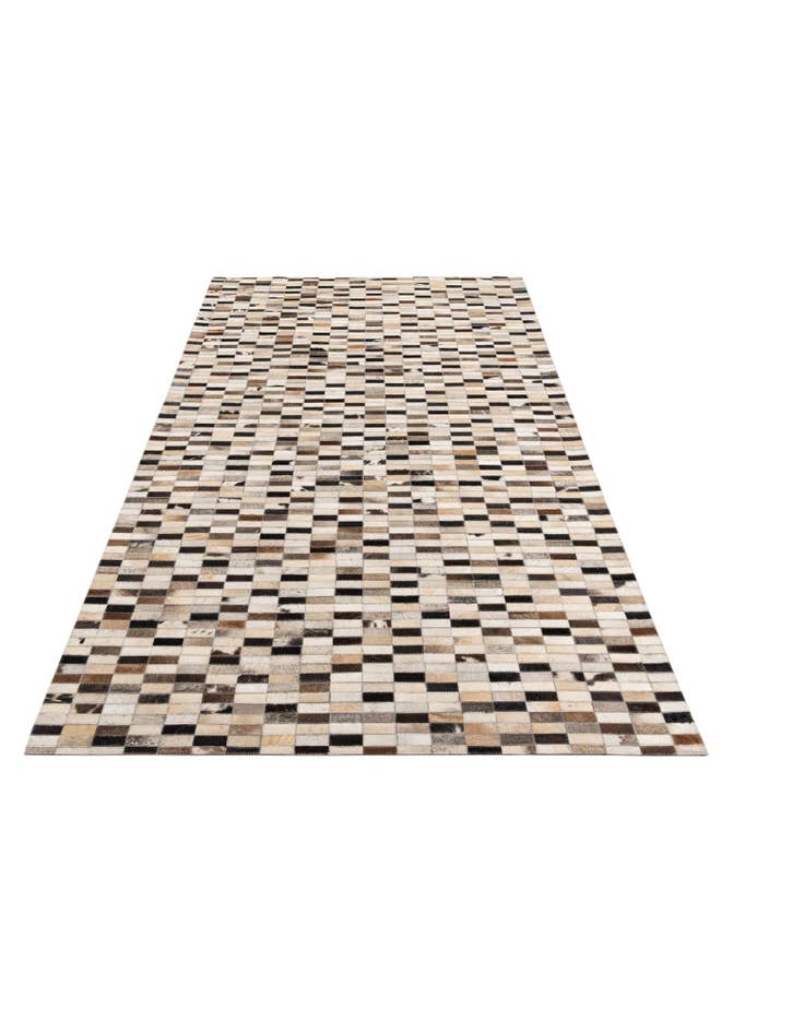 Detail image of  5' x 7' 9 Cowhide Leather Rug