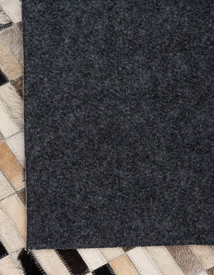 Detail image of  5' x 7' 9 Cowhide Leather Rug