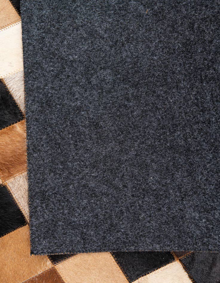 Detail image of  5' x 8' Cowhide Leather Rug