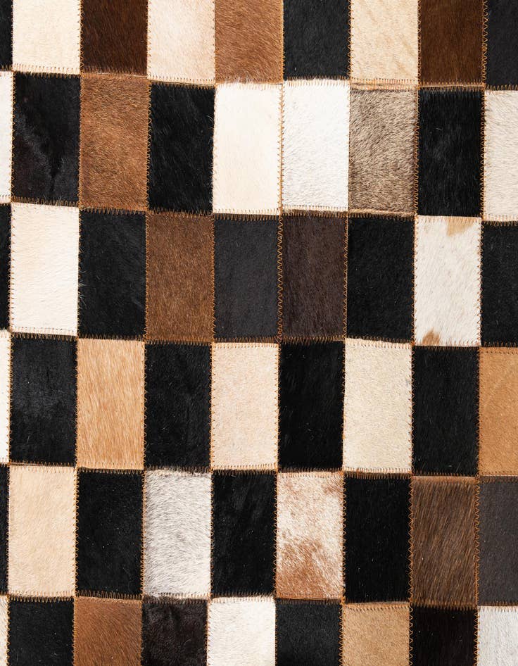 Detail image of  5' x 8' Cowhide Leather Rug