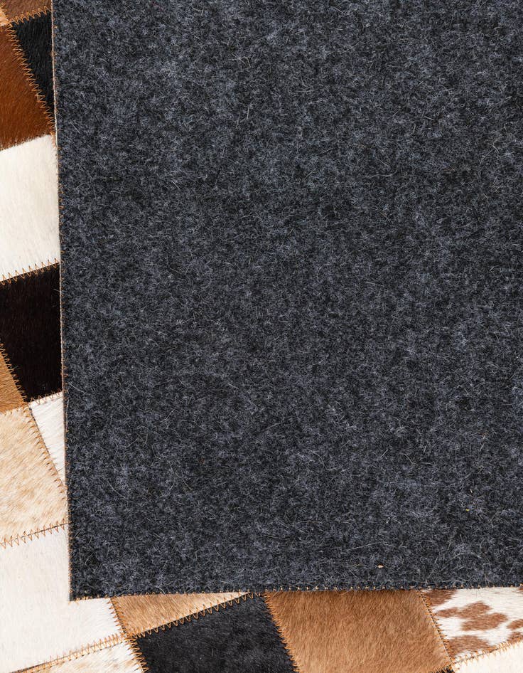 Detail image of  5' x 8' Cowhide Leather Rug