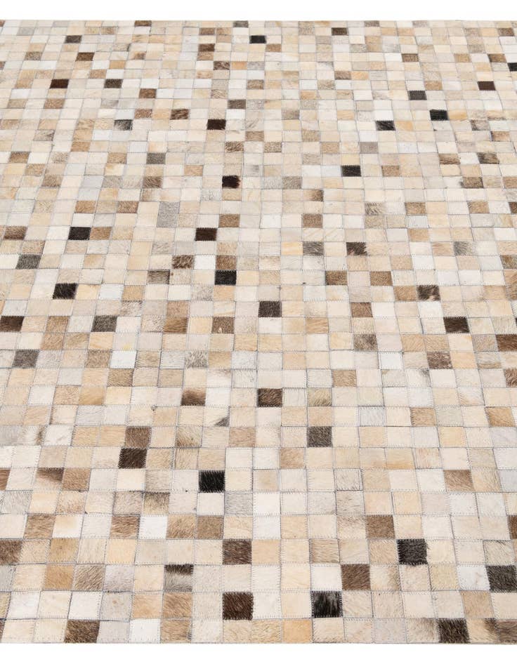 Detail image of  5' x 8' Cowhide Leather Rug