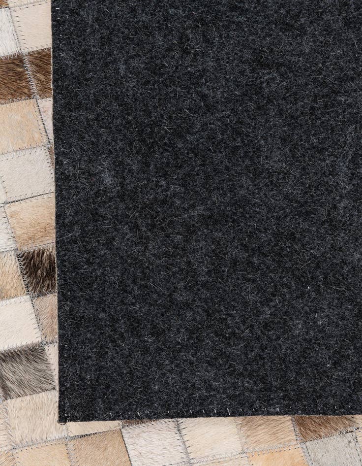 Detail image of  5' x 8' Cowhide Leather Rug