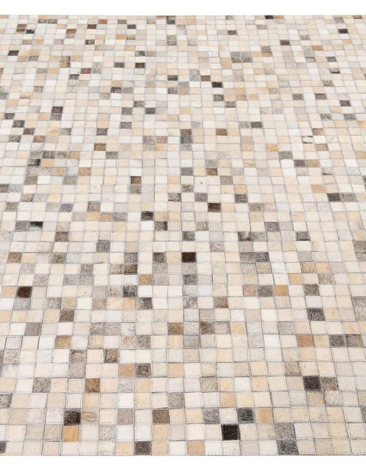 Detail image of  5' x 8' 2 Cowhide Leather Rug