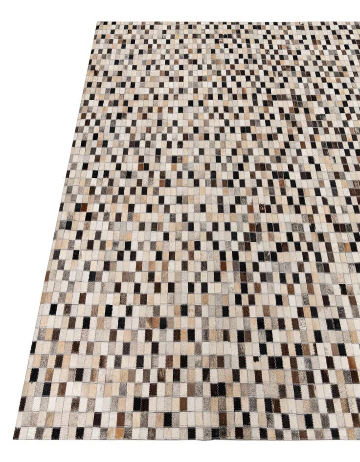 Detail image of  5' x 8' Cowhide Leather Rug