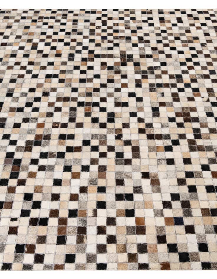 Detail image of  5' x 8' Cowhide Leather Rug