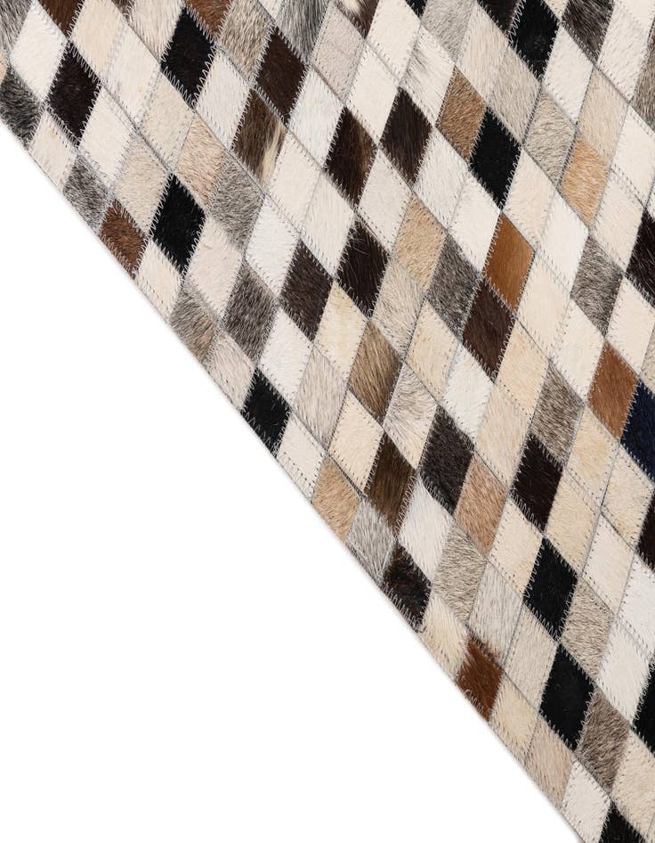 Detail image of  5' x 8' Cowhide Leather Rug