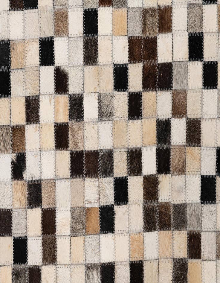 Detail image of  5' x 8' Cowhide Leather Rug