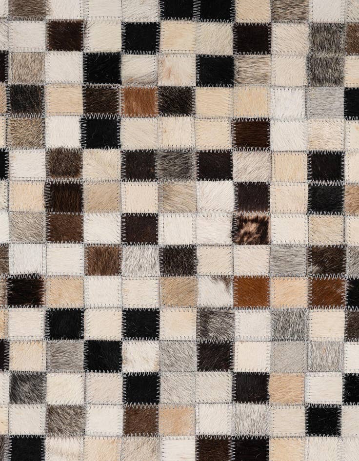 Detail image of  5' x 8' Cowhide Leather Rug