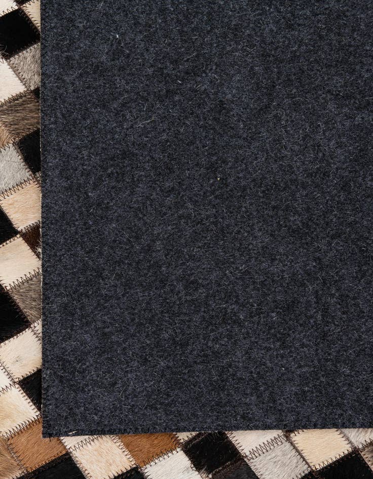 Detail image of  5' x 7' 10 Cowhide Leather Rug