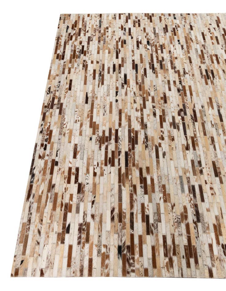 Detail image of  5' x 8' Cowhide Leather Rug