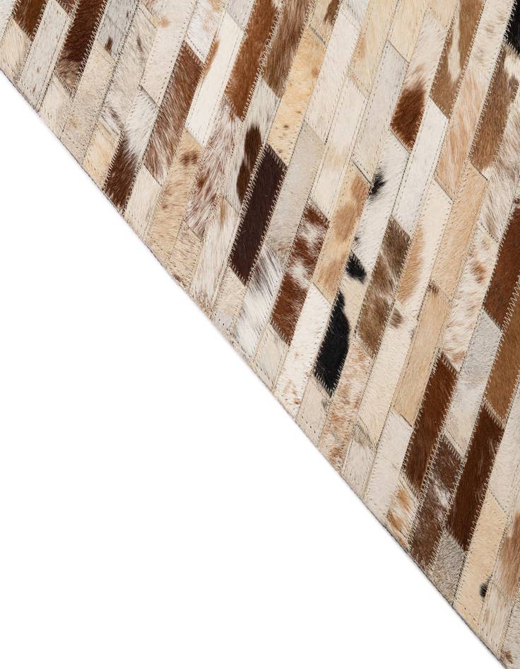Detail image of  5' x 8' Cowhide Leather Rug