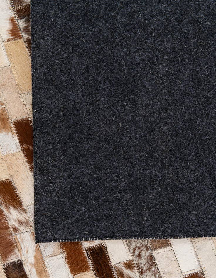 Detail image of  5' x 8' Cowhide Leather Rug