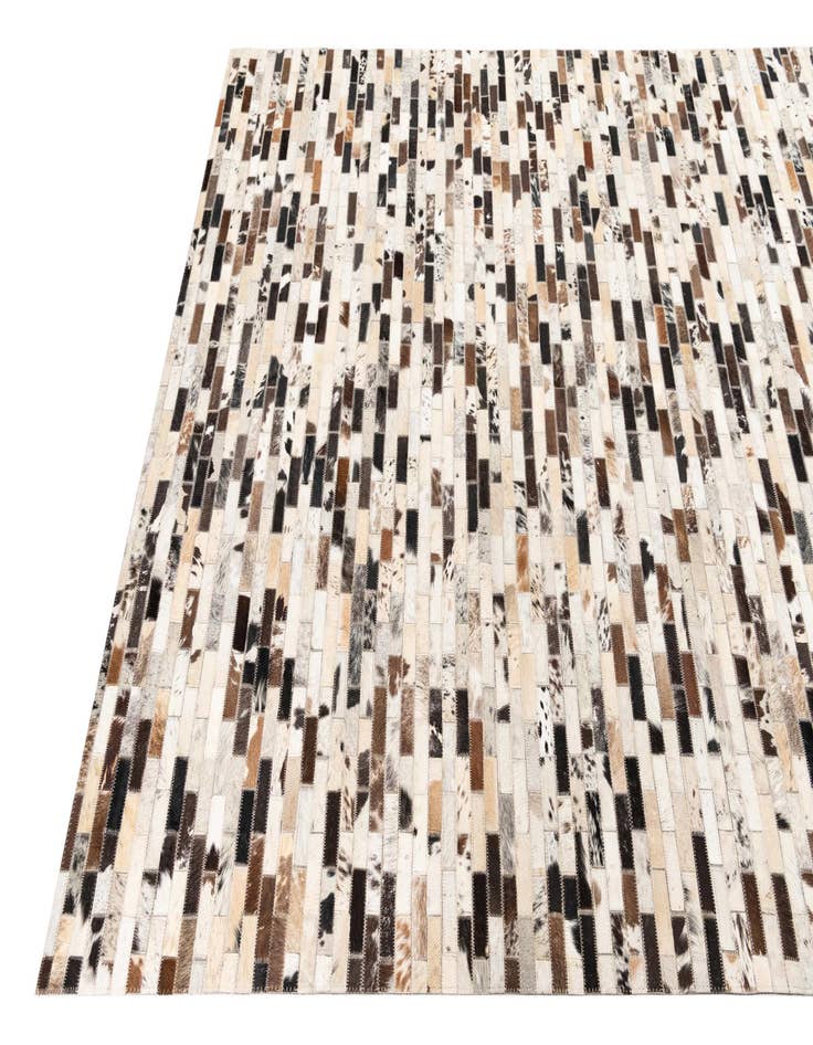 Detail image of  5' x 8' Cowhide Leather Rug