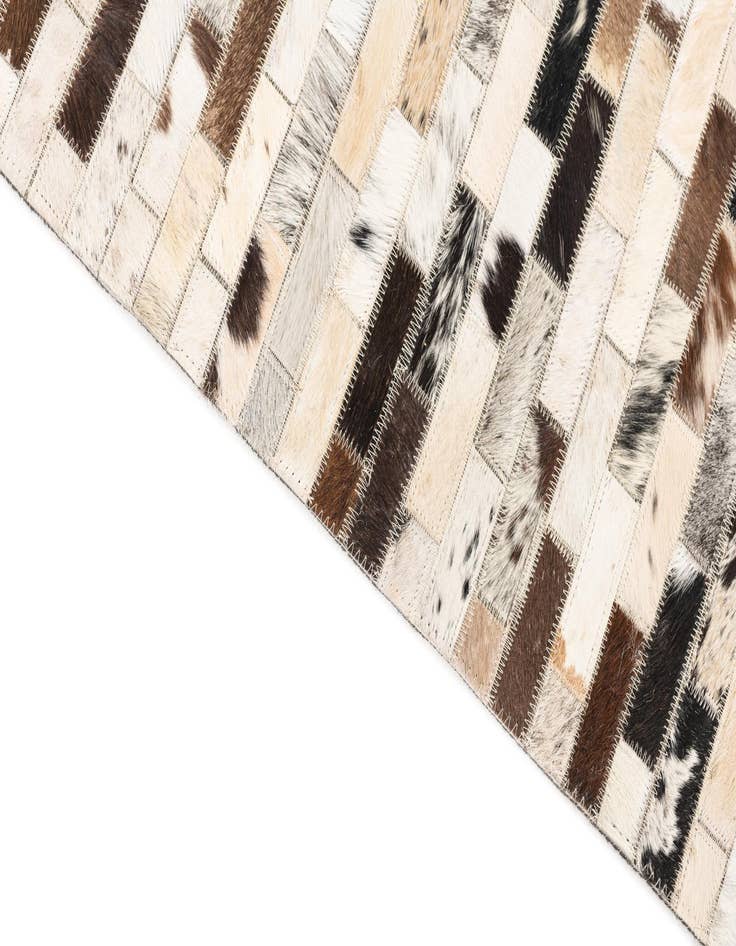 Detail image of  5' x 8' Cowhide Leather Rug