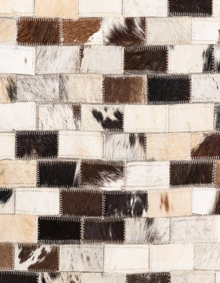 Detail image of  5' x 8' Cowhide Leather Rug