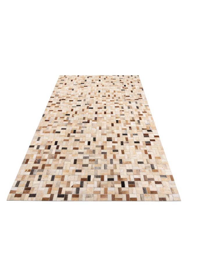 Detail image of  5' x 8' Cowhide Leather Rug