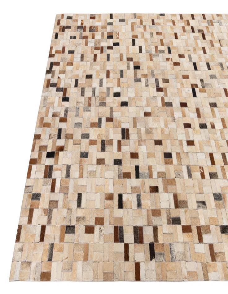 Detail image of  5' x 8' Cowhide Leather Rug