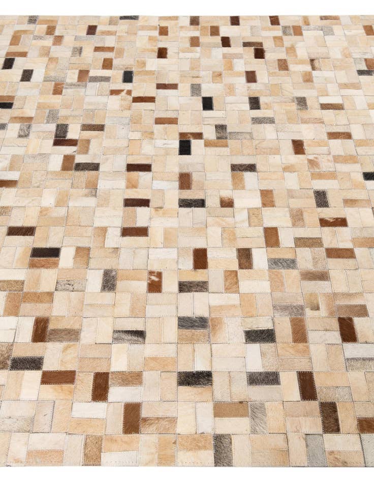 Detail image of  5' x 8' Cowhide Leather Rug