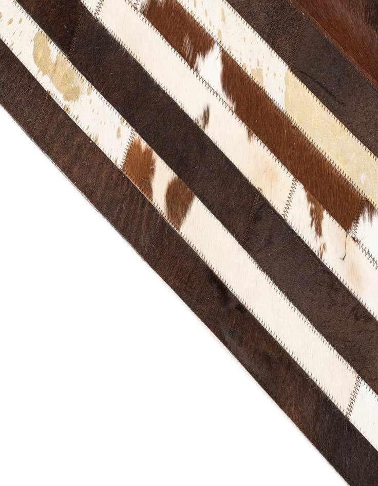 Detail image of  5' x 8' Cowhide Leather Rug