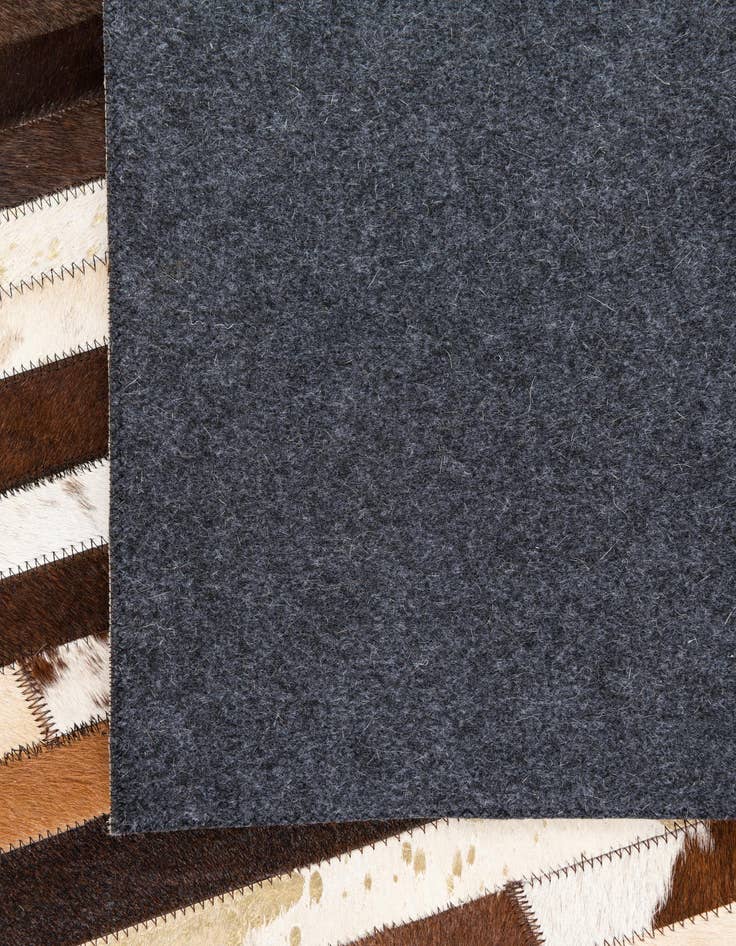 Detail image of  5' x 8' Cowhide Leather Rug