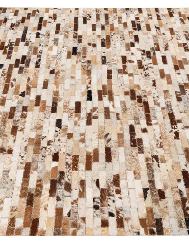 Detail image of  5' x 8' Cowhide Leather Rug