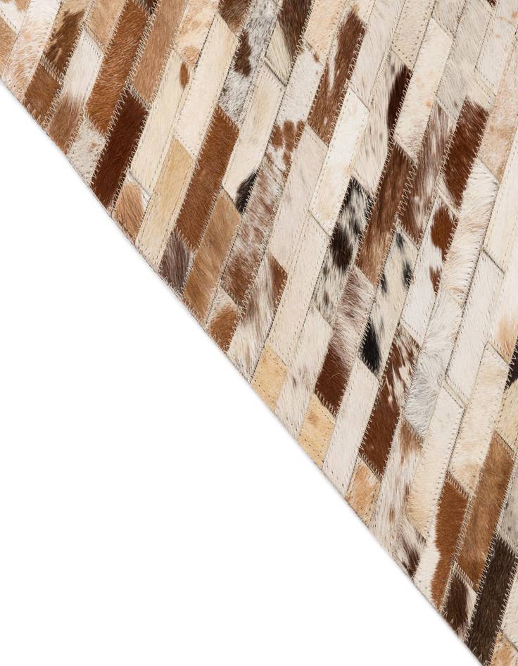 Detail image of  5' x 8' Cowhide Leather Rug
