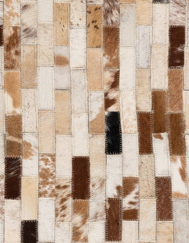 Detail image of  5' x 8' Cowhide Leather Rug