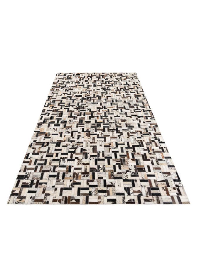 Detail image of  5' x 8' Cowhide Leather Rug